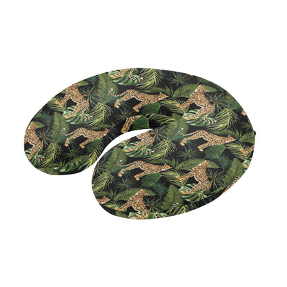 Cheetah Pattern Print Design 05 U-Shaped Travel Neck Pillow