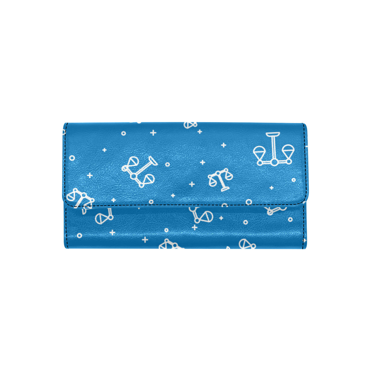 Libra Pattern Print Design 05 Women's Trifold Wallet