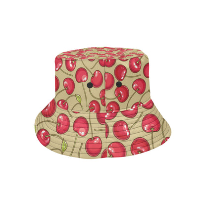 Cherry Pattern Print Design CH05 Unisex Bucket Hat