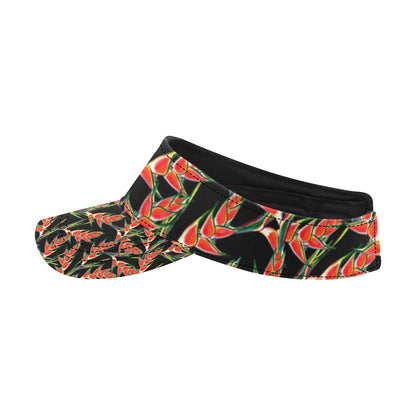 Heliconia Pattern Print Design HL010 Unisex Sun Visor