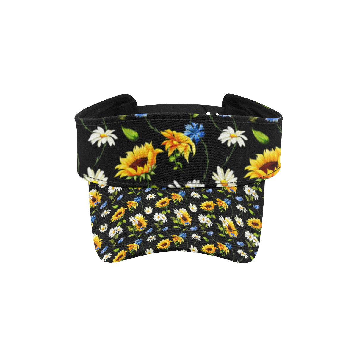 Sunflower Chamomile Bright Color Print Unisex Sun Visor