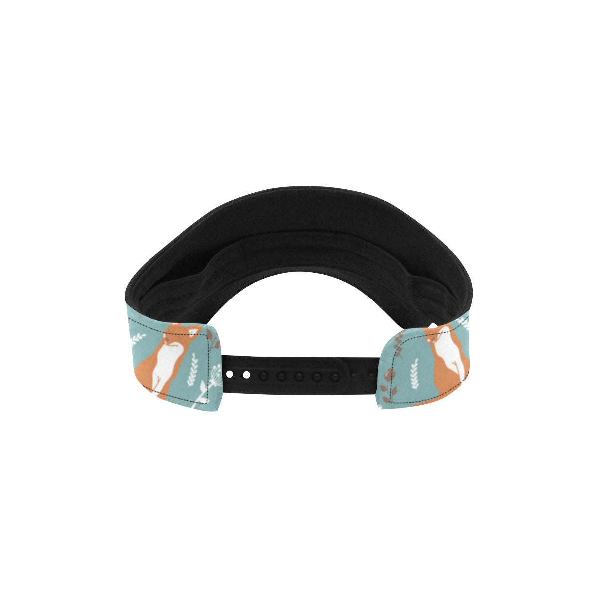 Fox Forest Print Pattern Unisex Sun Visor