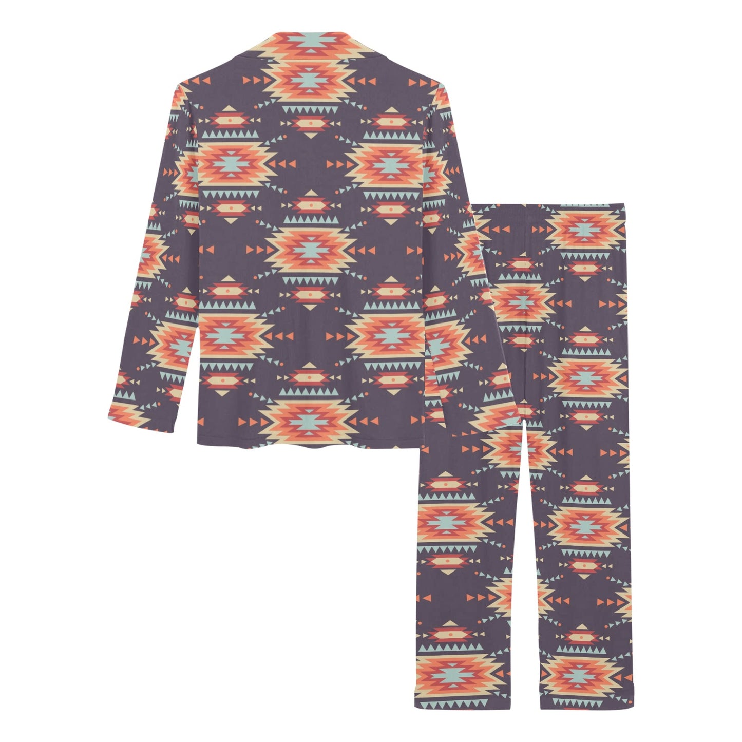 Tribal indians Aztec Women's Long Pajama Set