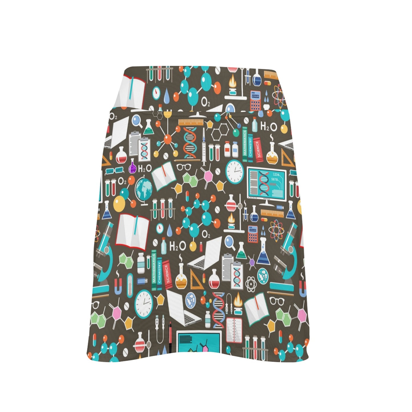 Science Print Design LKS303 17" Golf & Pickleball Skort with Pockets