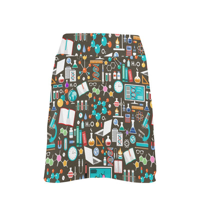 Science Print Design LKS303 17" Golf & Pickleball Skort with Pockets