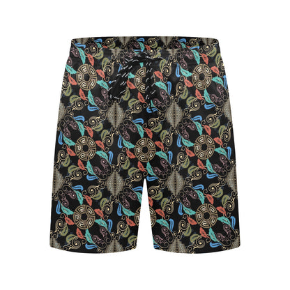 Ancient Greek Print Design LKS308 Men's Swim Trunks Beach Shorts