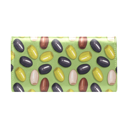 Olive Print Design LKS301 Women's Trifold Wallet