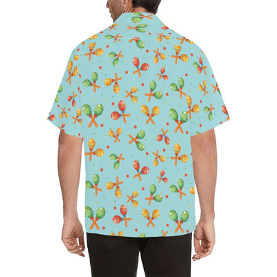 Maracas Print Design LKS402 Men's Men's Hawaiian Shirt