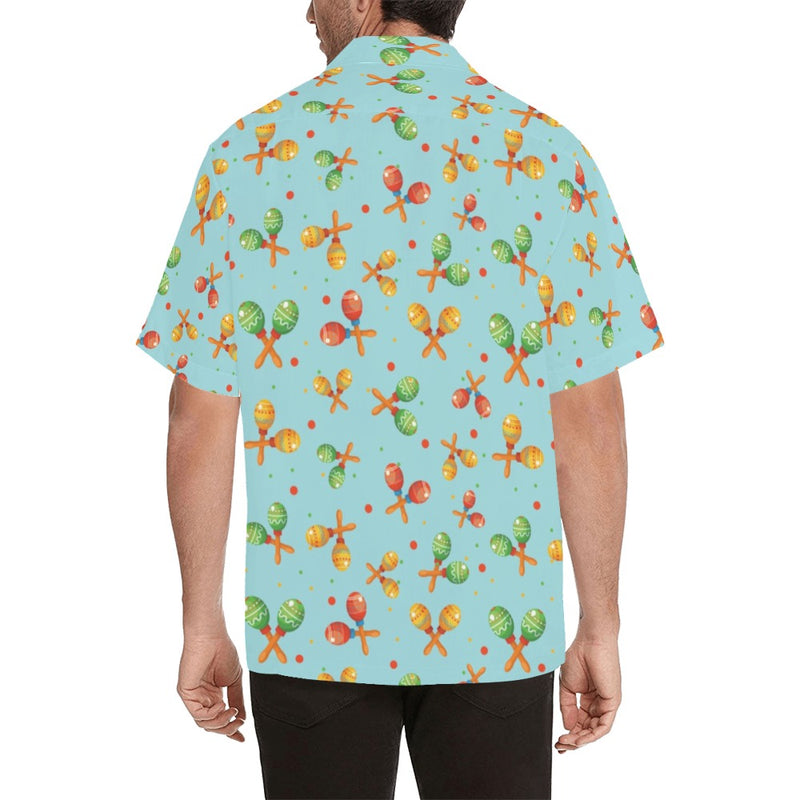 Maracas Print Design LKS402 Men's Men's Hawaiian Shirt