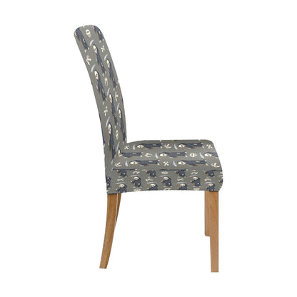 Skeleton Print Design LKS308 Dining Chair Slipcover