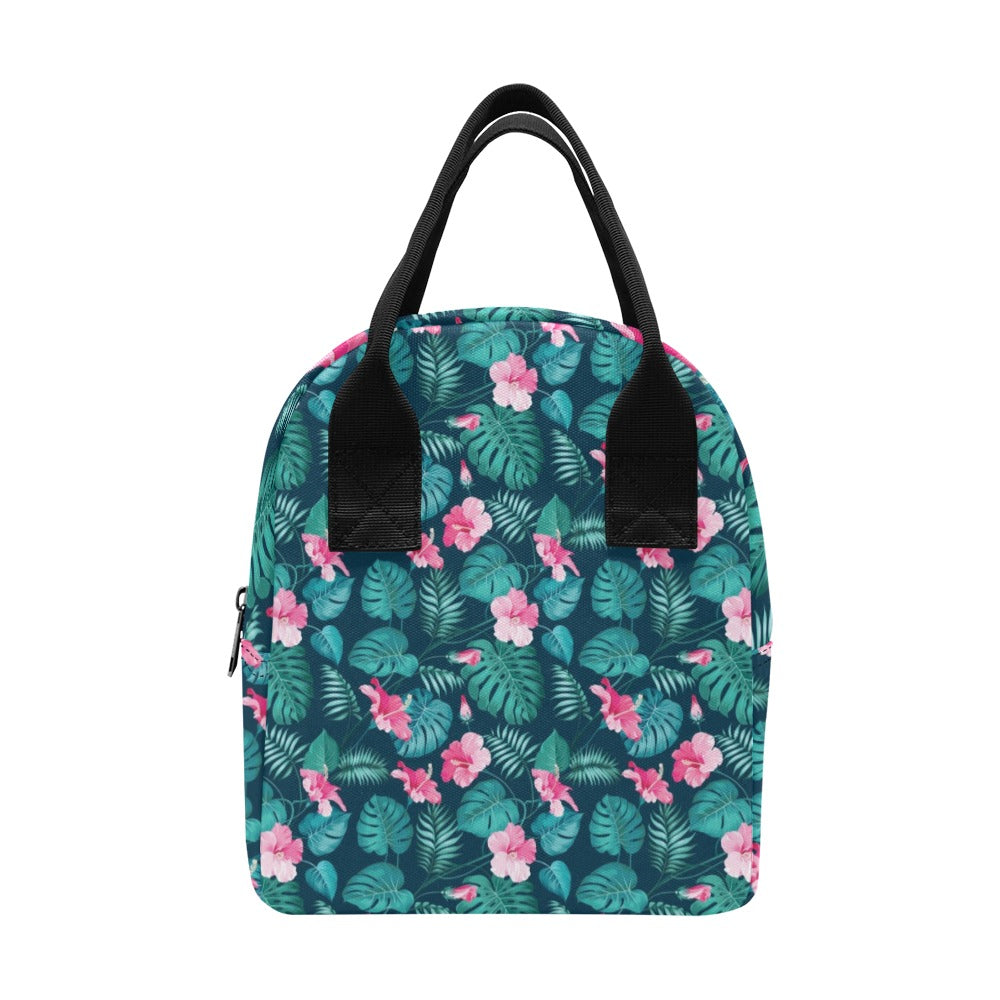 Summer Floral Print Design LKS301 Insulated Lunch Bag