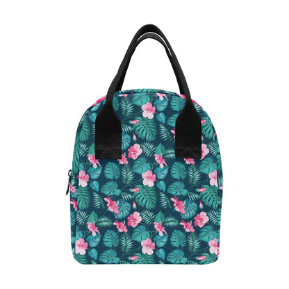 Summer Floral Print Design LKS301 Insulated Lunch Bag