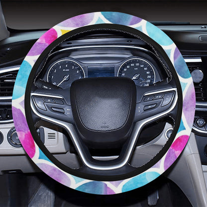 Scales Print Design LKS402 Steering Wheel Cover with Elastic Edge