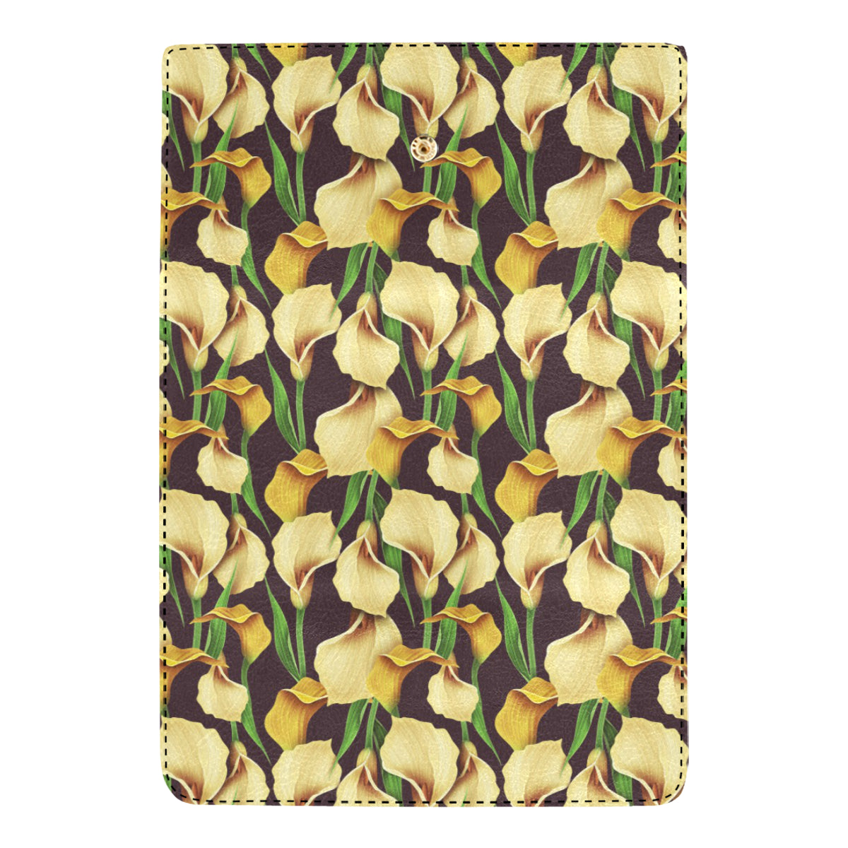 Lily Pattern Print Design LY013 Women's Trifold Wallet