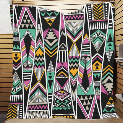 Tribal Aztec Triangle Premium Quilt