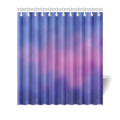 Nebula Pattern Print Design A05 Shower Curtain