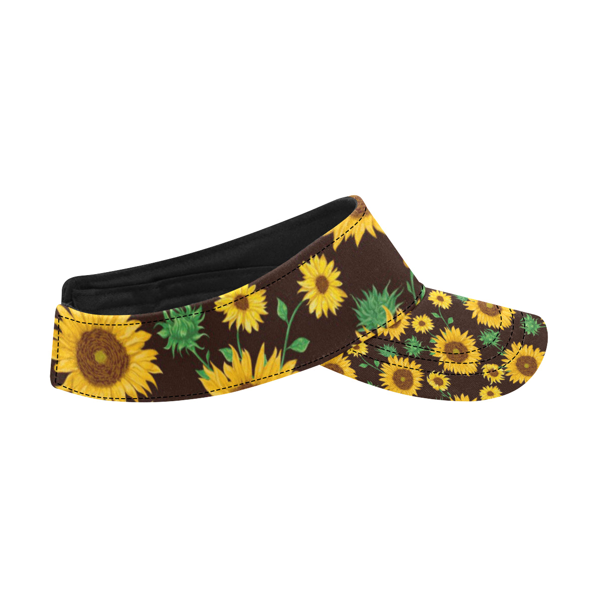 Sunflower Pattern Print Design SF01 Unisex Sun Visor