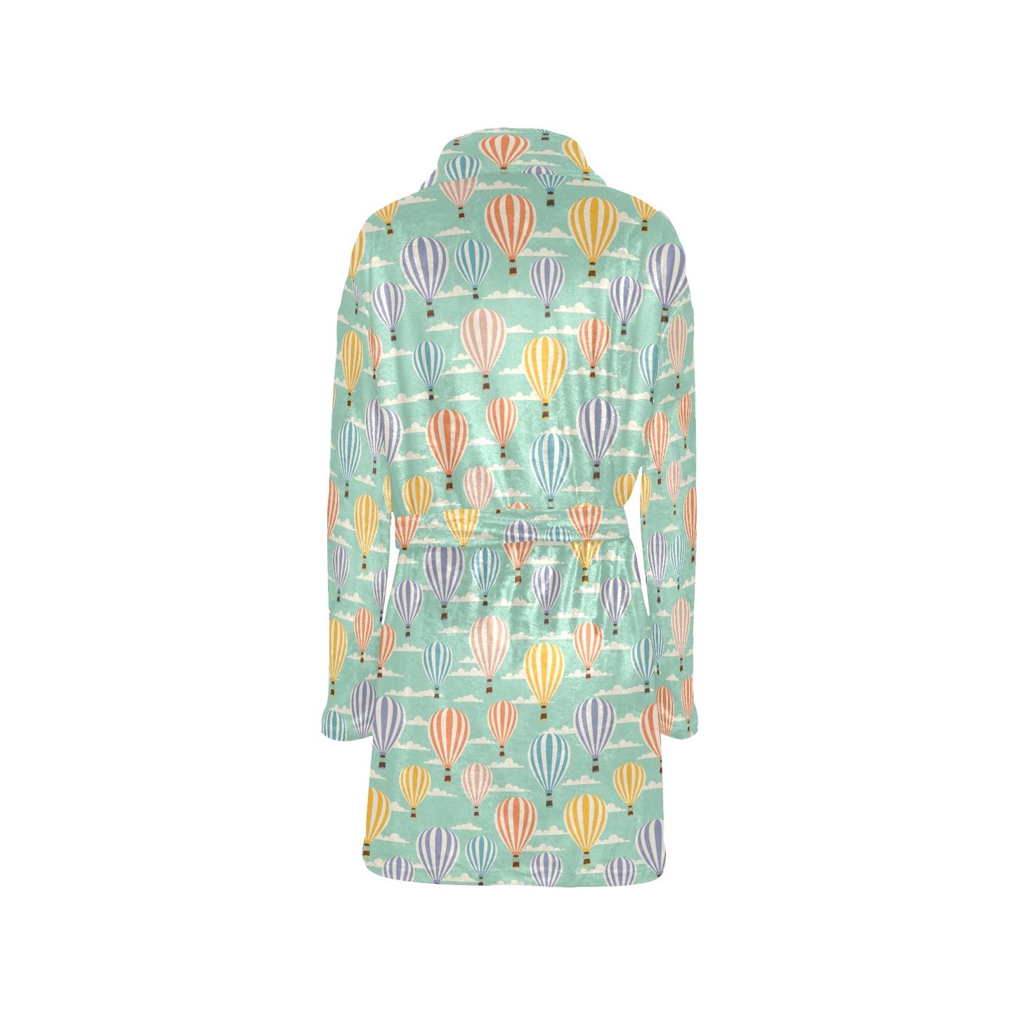Ballon Pattern Print Design 01 Women's Fleece Robe