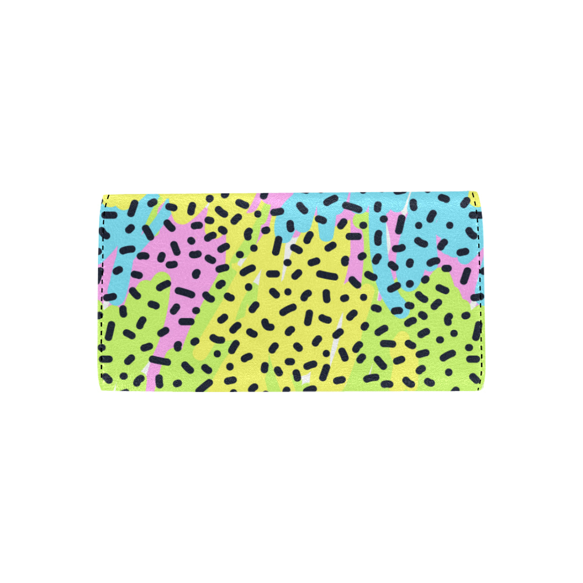 90s Pattern Print Design 2 Women's Trifold Wallet