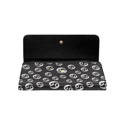 Cancer Zodiac Pattern Print Design 02 Women's Trifold Wallet