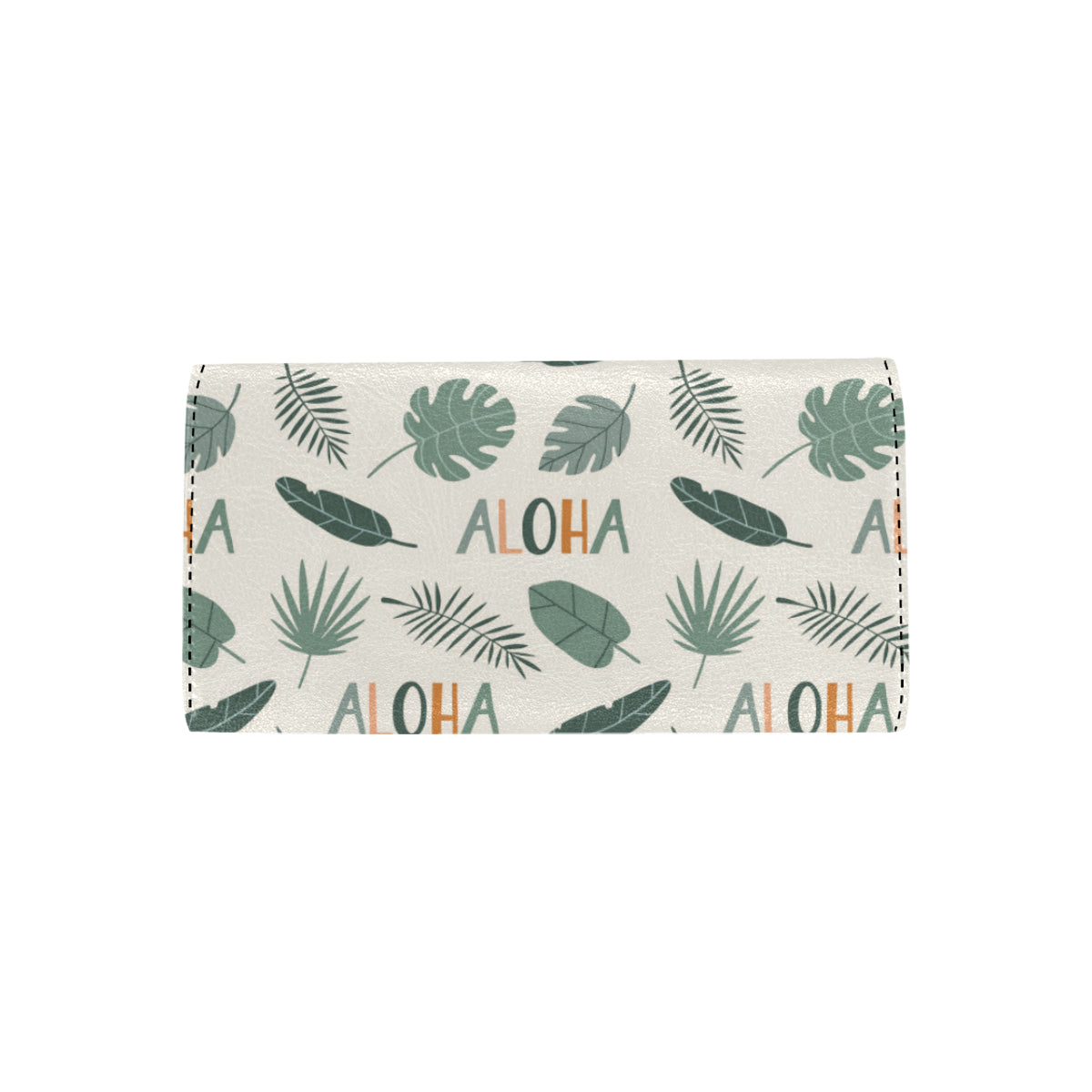 Aloha Hawaii Pattern Print Design 05 Women's Trifold Wallet