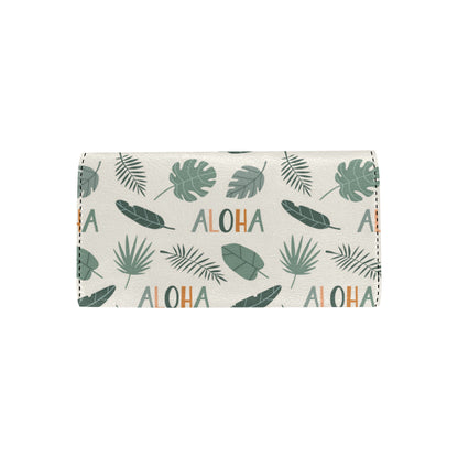 Aloha Hawaii Pattern Print Design 05 Women's Trifold Wallet