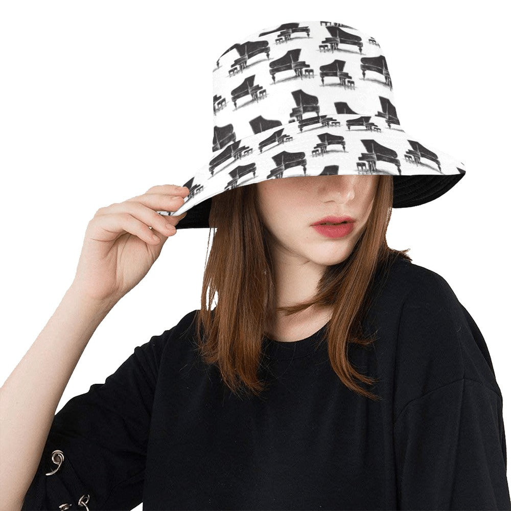 Piano Print Design LKS401 Unisex Bucket Hat