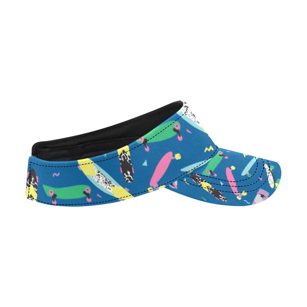 Skateboard Print Design LKS302 Unisex Sun Visor
