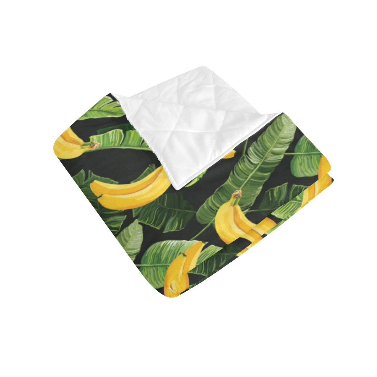 Banana Pattern Print Design BA01 Premium Quilt