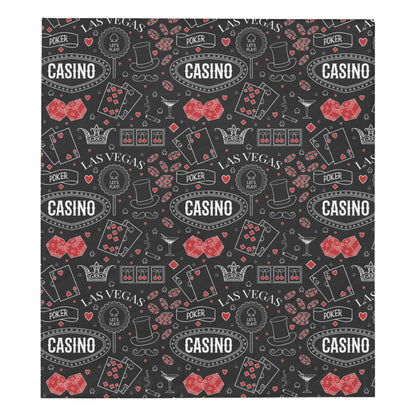 Casino Pattern Print Design 04 Premium Quilt
