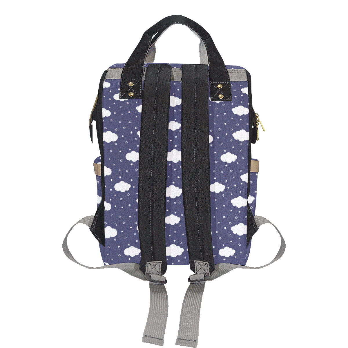 Cloud  Pattern Print Design 03 Diaper Bag Backpack