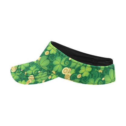 Shamrock Print Design LKS301 Unisex Sun Visor