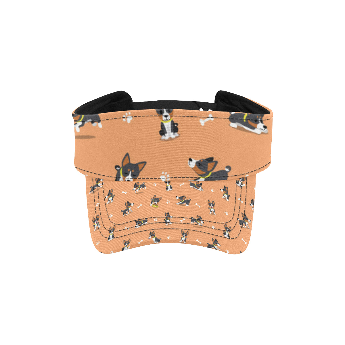 Basenji Pattern Print Design 01 Unisex Sun Visor