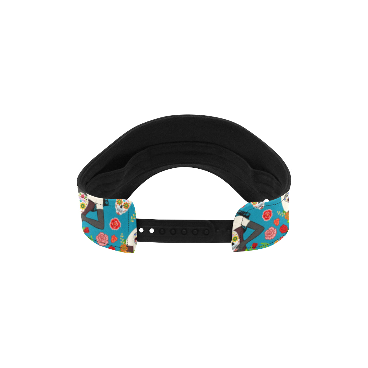 Day of the Dead Old School Girl Design Unisex Sun Visor