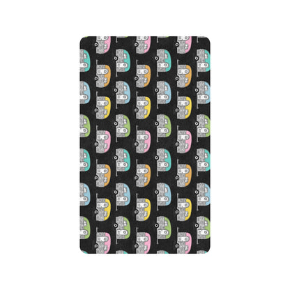 Camper Pattern Camping Themed No 2 Print Rubber Doormat