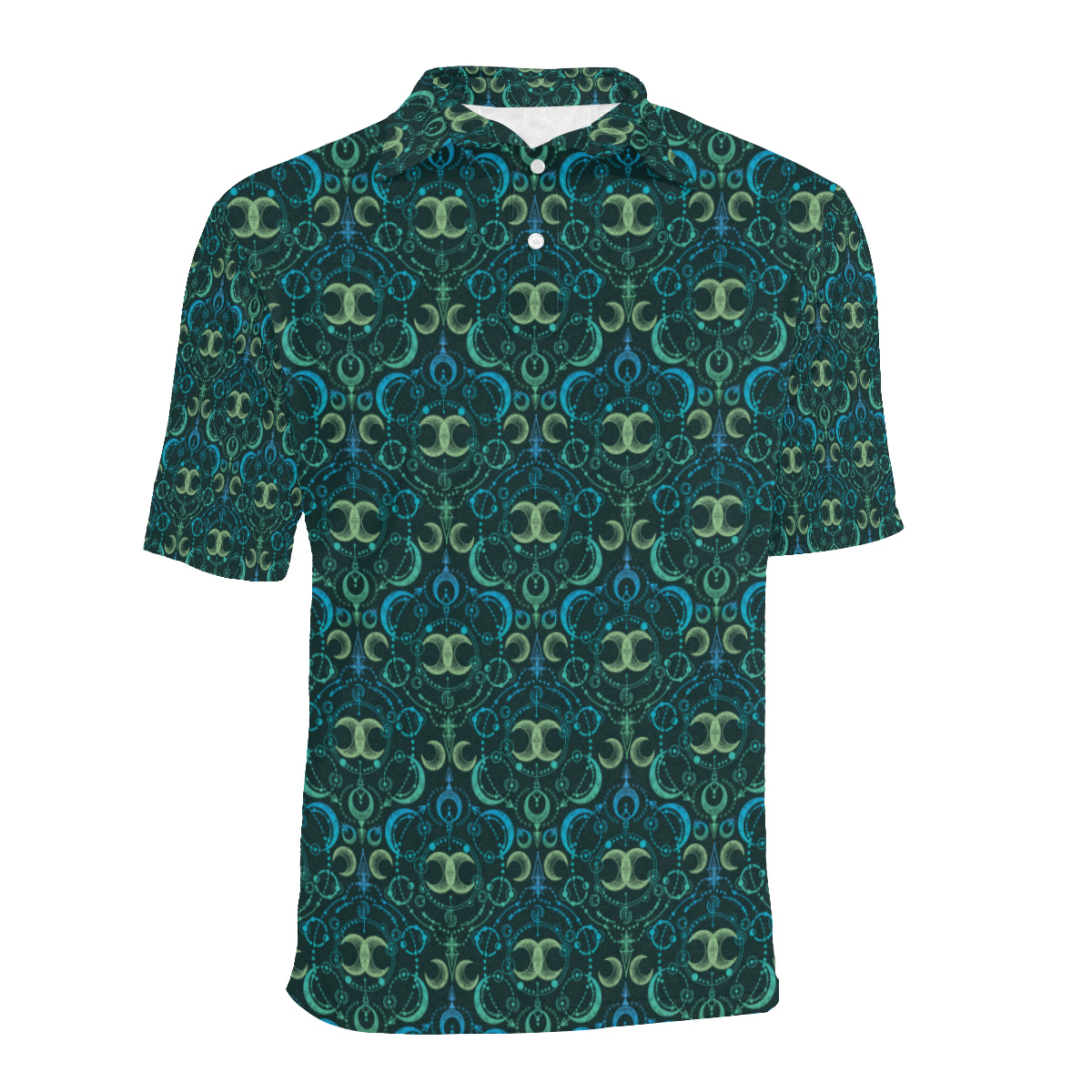 Celestial Pattern Print Design 07 Men Polo Shirt