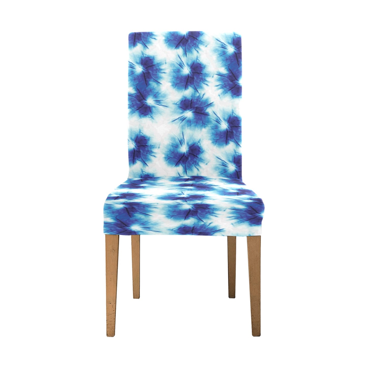 Tie Dye Blue Print Design LKS305 Dining Chair Slipcover