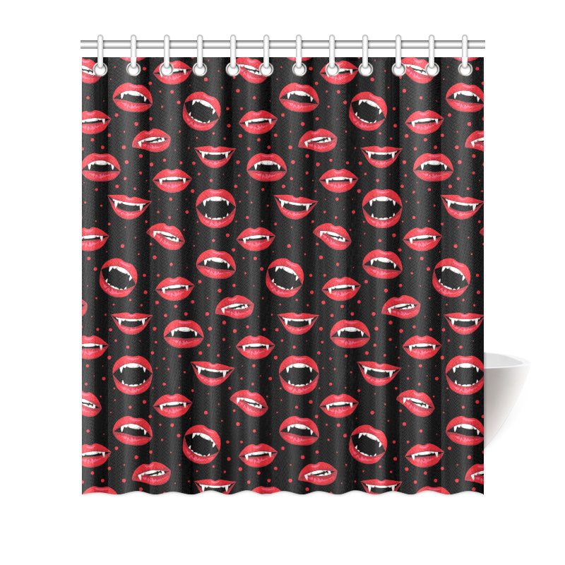 Halloween Pattern Print Design 01 Shower Curtain