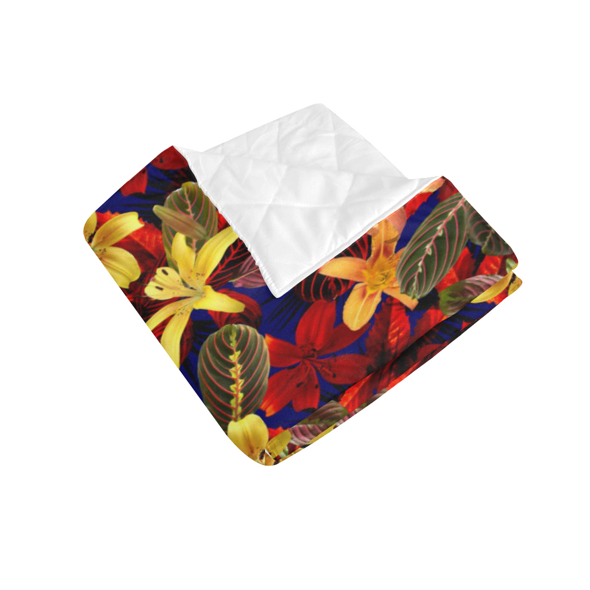 Lily Pattern Print Design LY014 Premium Quilt