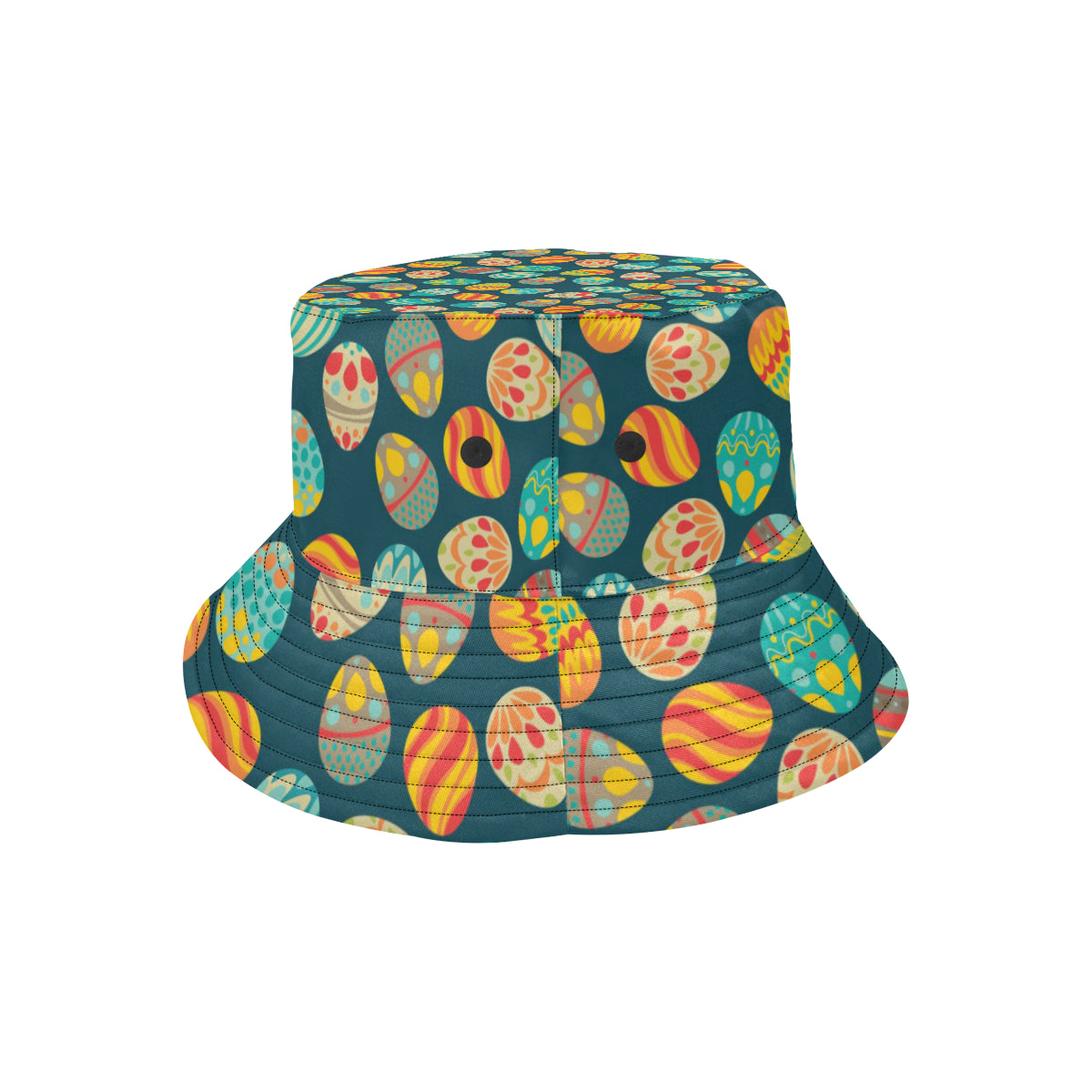 Easter Eggs Pattern Print Design RB09 Unisex Bucket Hat