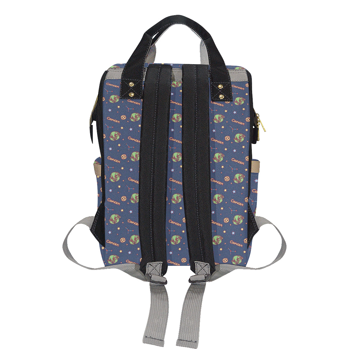 Cancer Zodiac Pattern Print Design 03 Diaper Bag Backpack