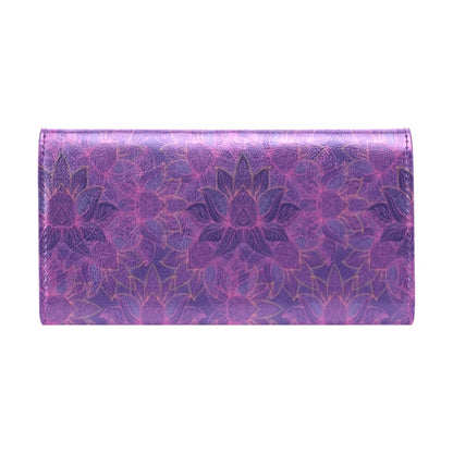 Bohemian Lotus Mandala Style Women's Trifold Wallet