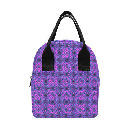 kaleidoscope Pattern Print Design Insulated Lunch Bag