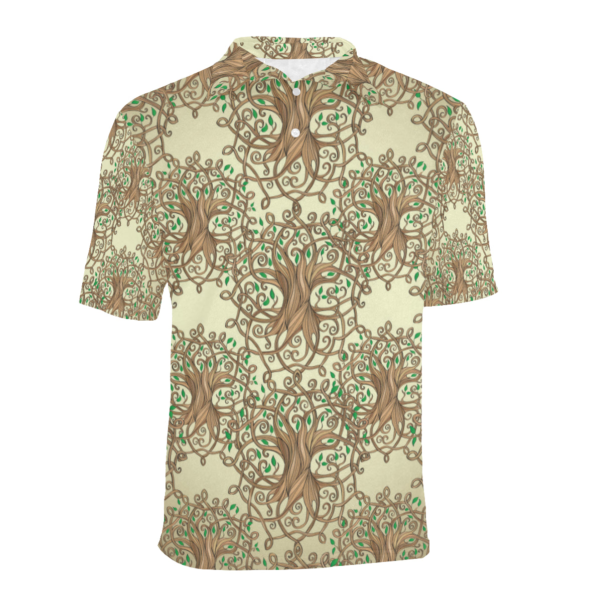 Celtic Tree of life Men Polo Shirt