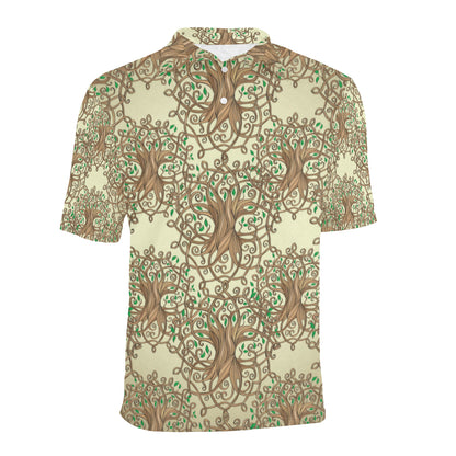 Celtic Tree of life Men Polo Shirt