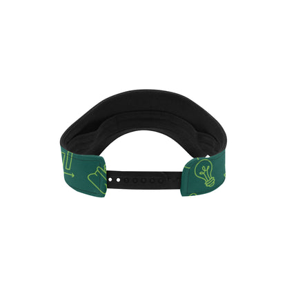 Accounting Financial Pattern Print Design 02 Unisex Sun Visor