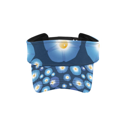 Morning Glory Pattern Print Design 02 Unisex Sun Visor