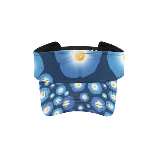 Morning Glory Pattern Print Design 02 Unisex Sun Visor