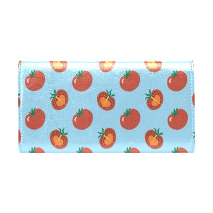 Tomato Print Design LKS304 Women's Trifold Wallet