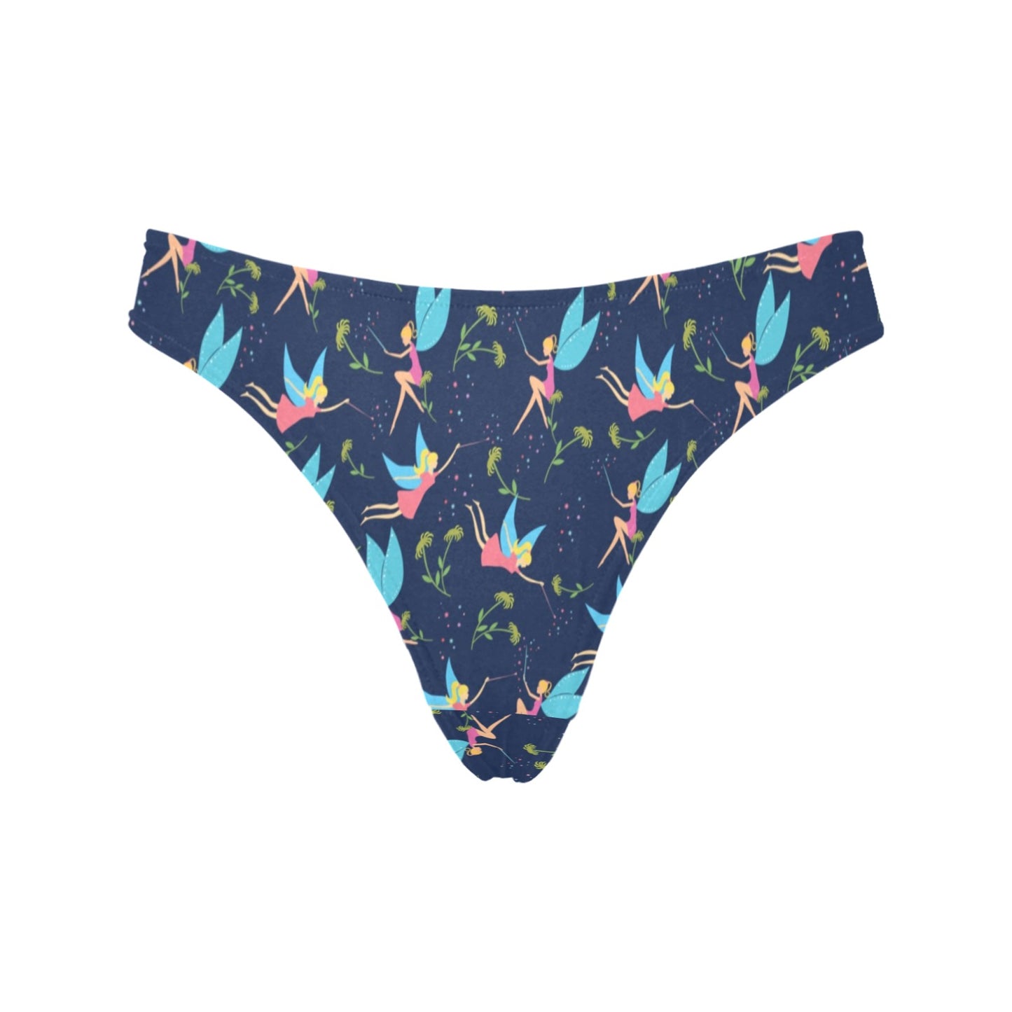 Fairy with flower Print Pattern Women's Thongs